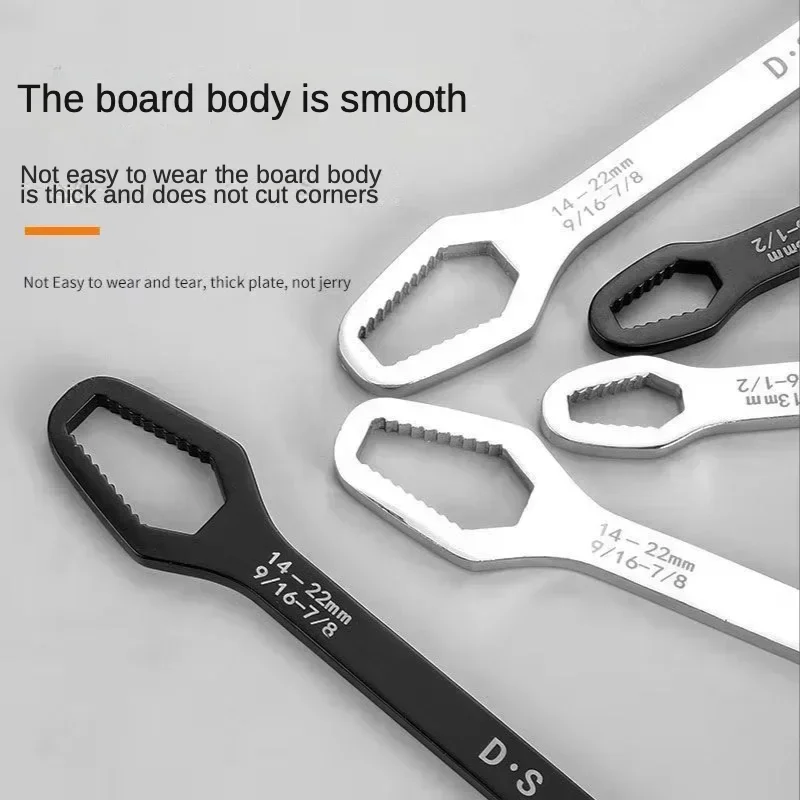 

8-22mm Universal Torx Wrench Self-tightening Board Double-head Glasses Wrench Torx Spanner Hand Tools for Factory Adjustable