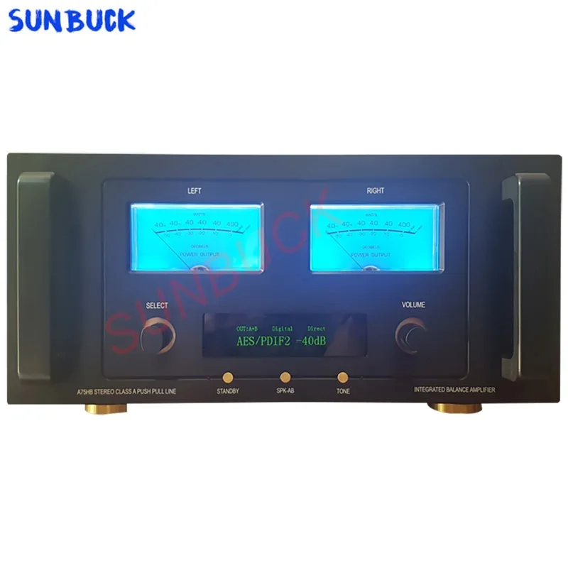 SUNBUCK Fully symmetrical FET DC servo negative feedback  decoding Bluetooth Amplifier 2 stereo 480W Class A HiFi Amplifier