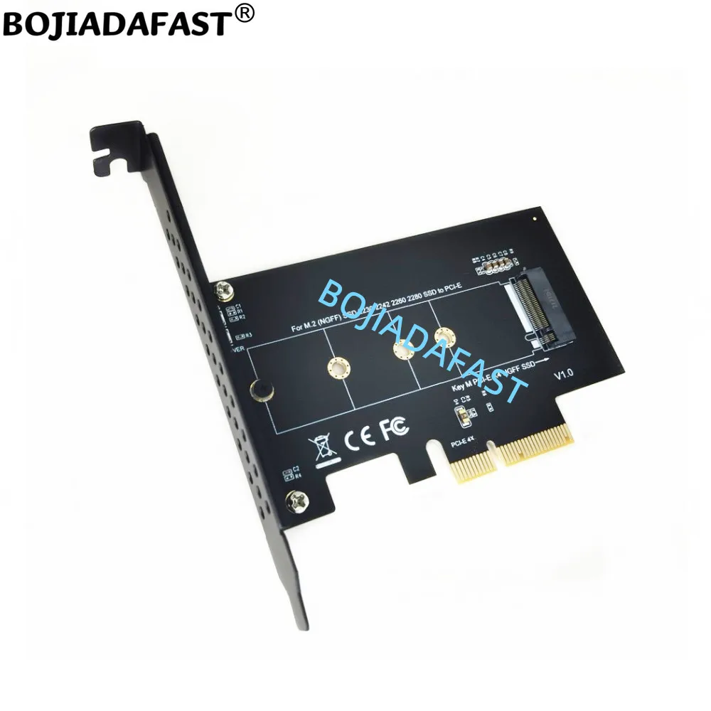 PCI Express PCI 4X ไปยัง NGFF M.2 Key-M 2230 2242 2260 2280 NVMe SSD CONVERTER CARD อะแดปเตอร์