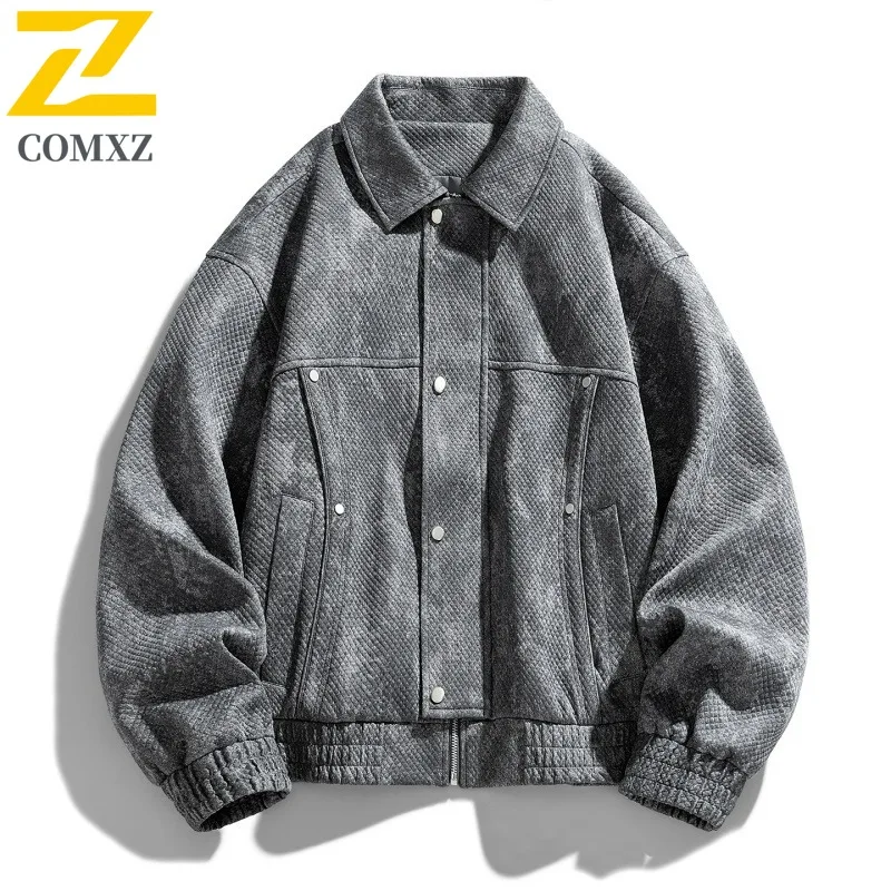 

Men's Japanese Style Premium Versatile Jackets Casual Stylish Travel Trendy Camping Trench Coat 2025 Walking Windbreaker Jackets