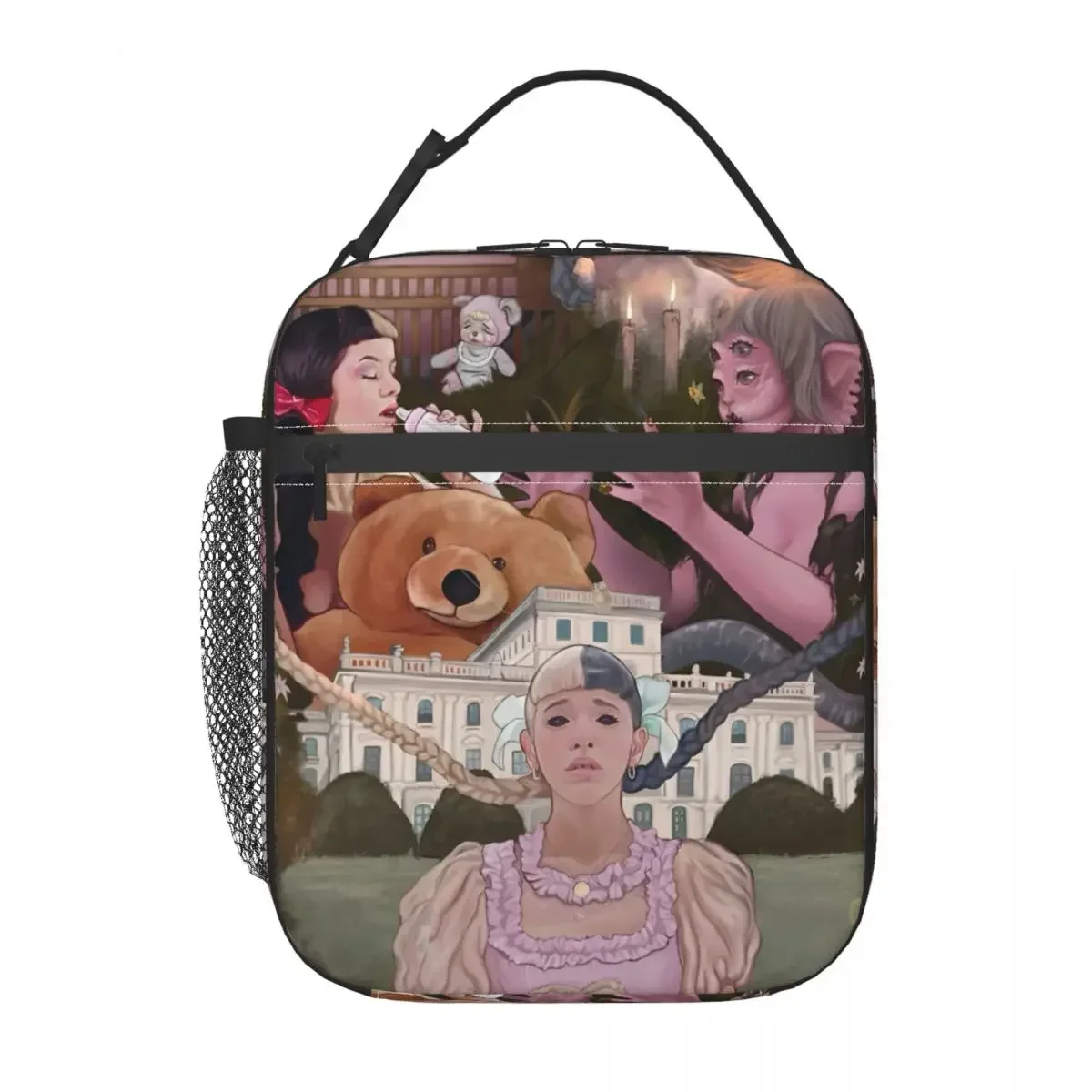 Melanies Martinez Portals Merch Insulated Lunch Tote Bag For School Office Food Storage Bag Portable Cooler Thermal Lunch Boxes