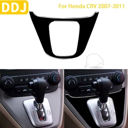 For Honda CRV 2007 2008 2009 2010 2011 Accessories Car Plastic Black Interior Gear Panel Trim Sticker Decoration