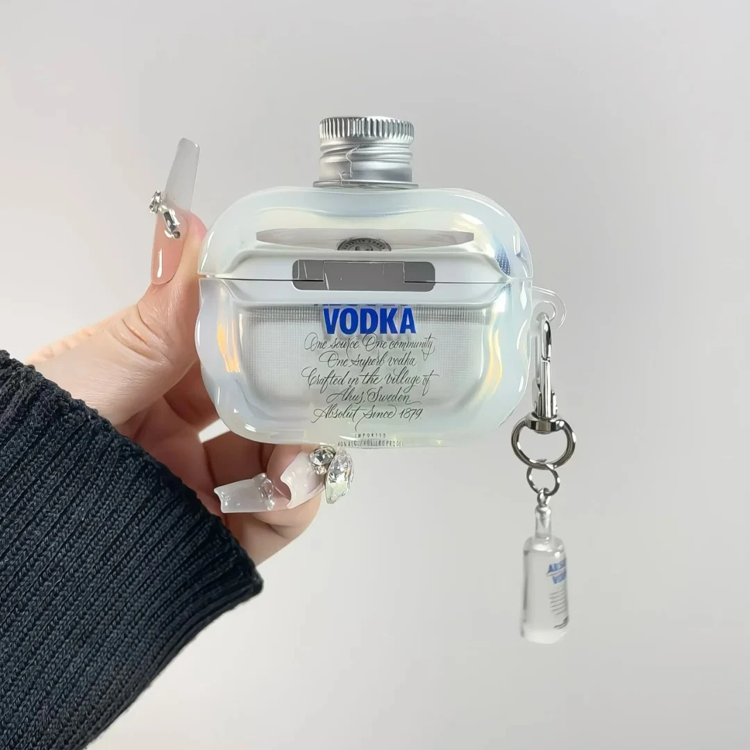 حافظة حماية لسماعات الرأس بتقنية البلوتوث اللاسلكية IMD Vodka لهاتف Apple Airpods 4 2024 3 Pro 2 غطاء سماعة أذن مقاوم للصدمات