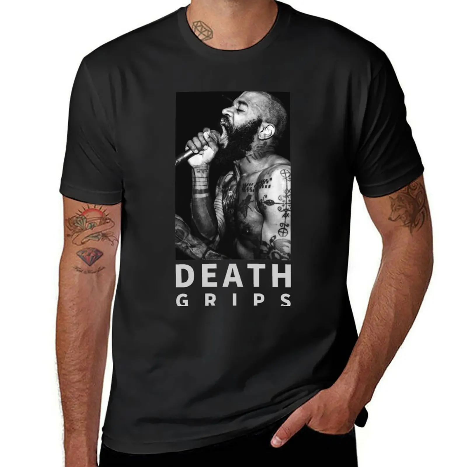 Death Grips MC Ride (White Text) T-Shirt oversizeds shirts graphic tees hippie clothes graphics mens workout shirts