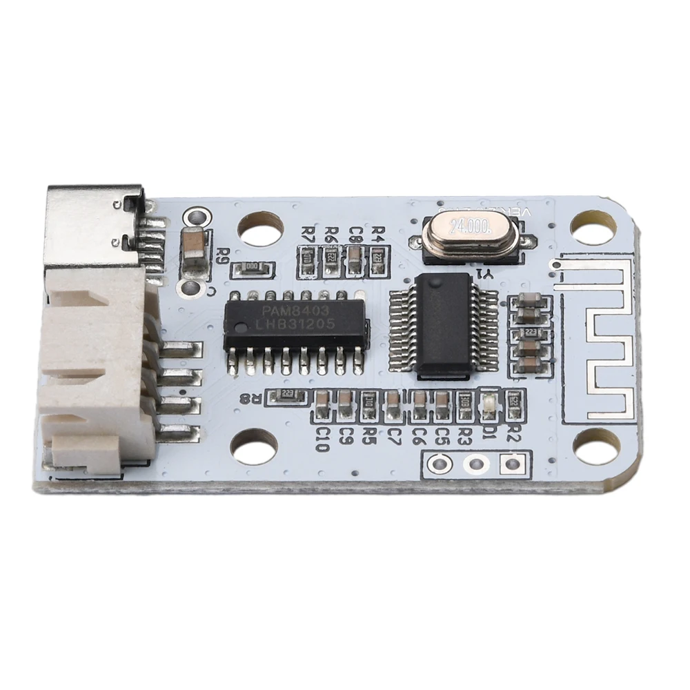 PAM8403 bezprzewodowy DC5V Bluetooth 5.0 3 W + 3 W moduł odbiornik Audio Stereo wzmacniacz cyfrowy TYPE-C płyty dźwiękowej