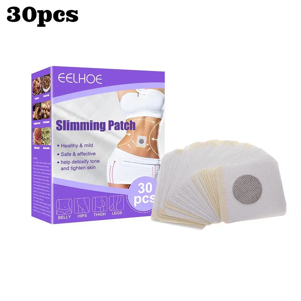 Pegatinas para esculpir el cuerpo, parche para perder peso, quemadura Natural, reafirmante, moldeador, 30 parches por caja