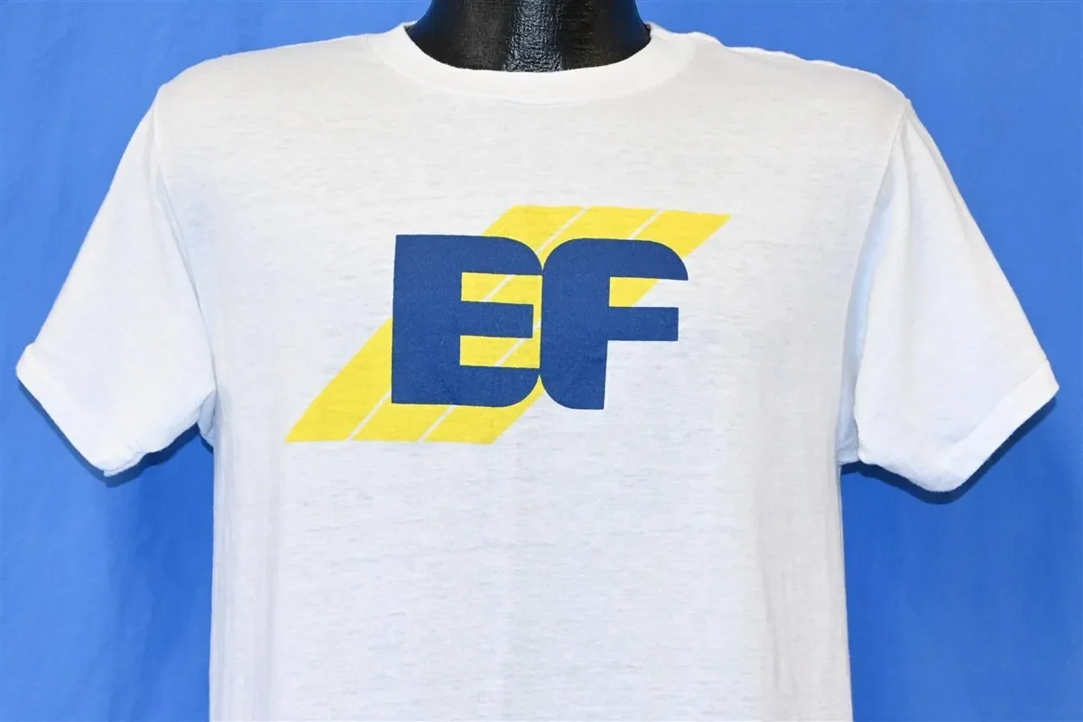 80s Education First Global Classroom Tour EF Logo Teaching T-shirt