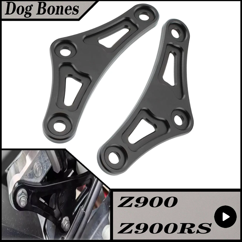 

For Kawasaki Z900 Z900RS Z900RS Cafe 2017-2023 Motorcycle Rear Suspension Lowering Link Kit Dog Bones 30mm Aluminum Multi Set