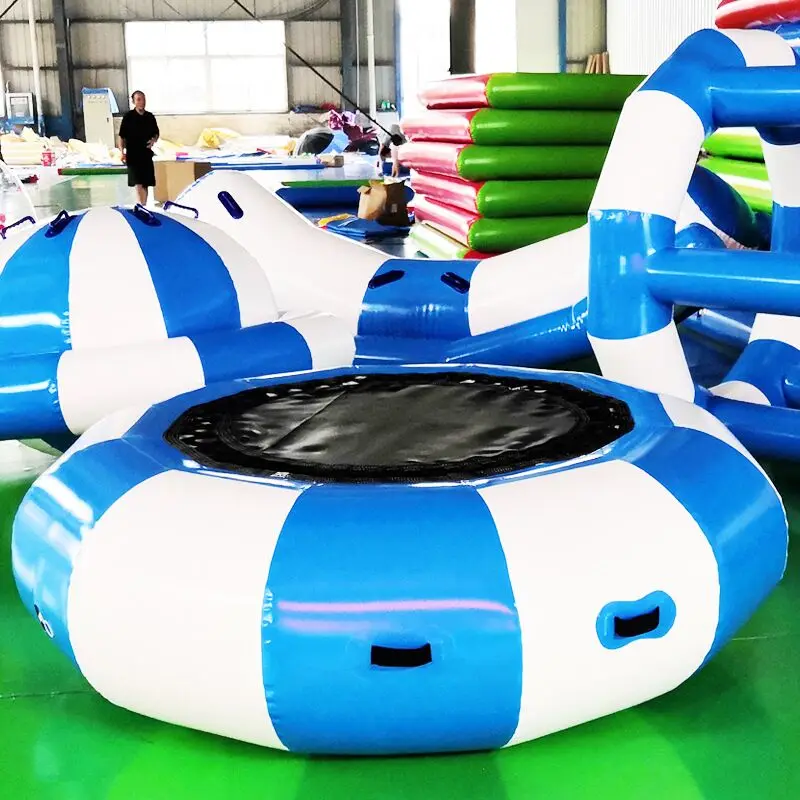 Trampolín de agua inflable de 3m, 0,9mm de diámetro, cama de salto de agua, trampolín de Salto (1 soplador gratis)