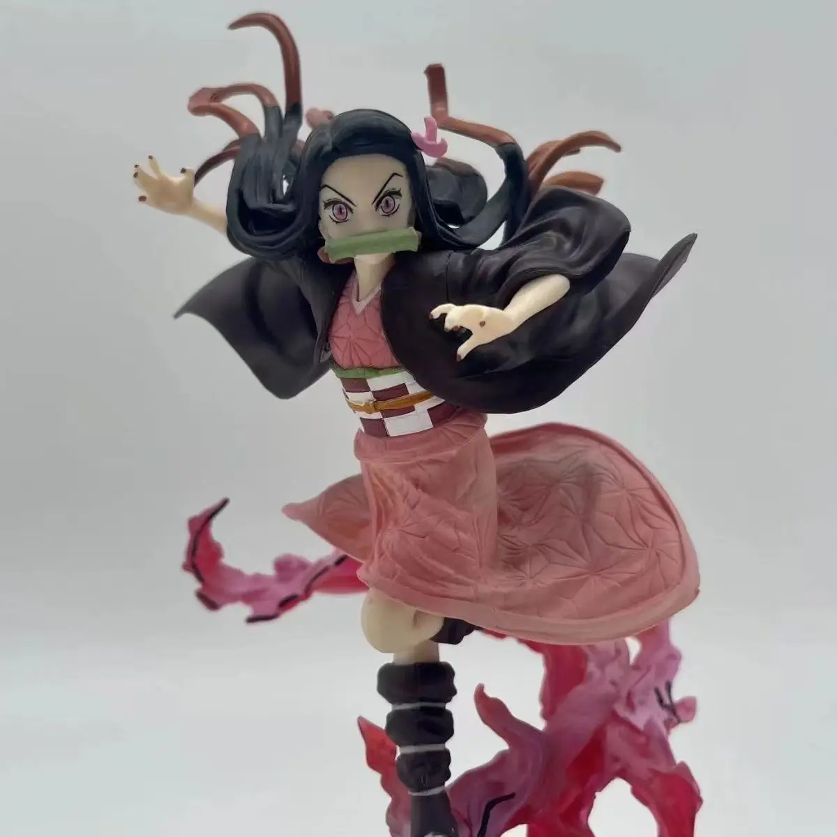 21 cm 8,2 zoll Anime Kamado Nezuko Action-figuren Pvc Statue Desktop Ornamen Sammlung Statue Modell Dekoration Zimmer Schreibtisch Spielzeug ch