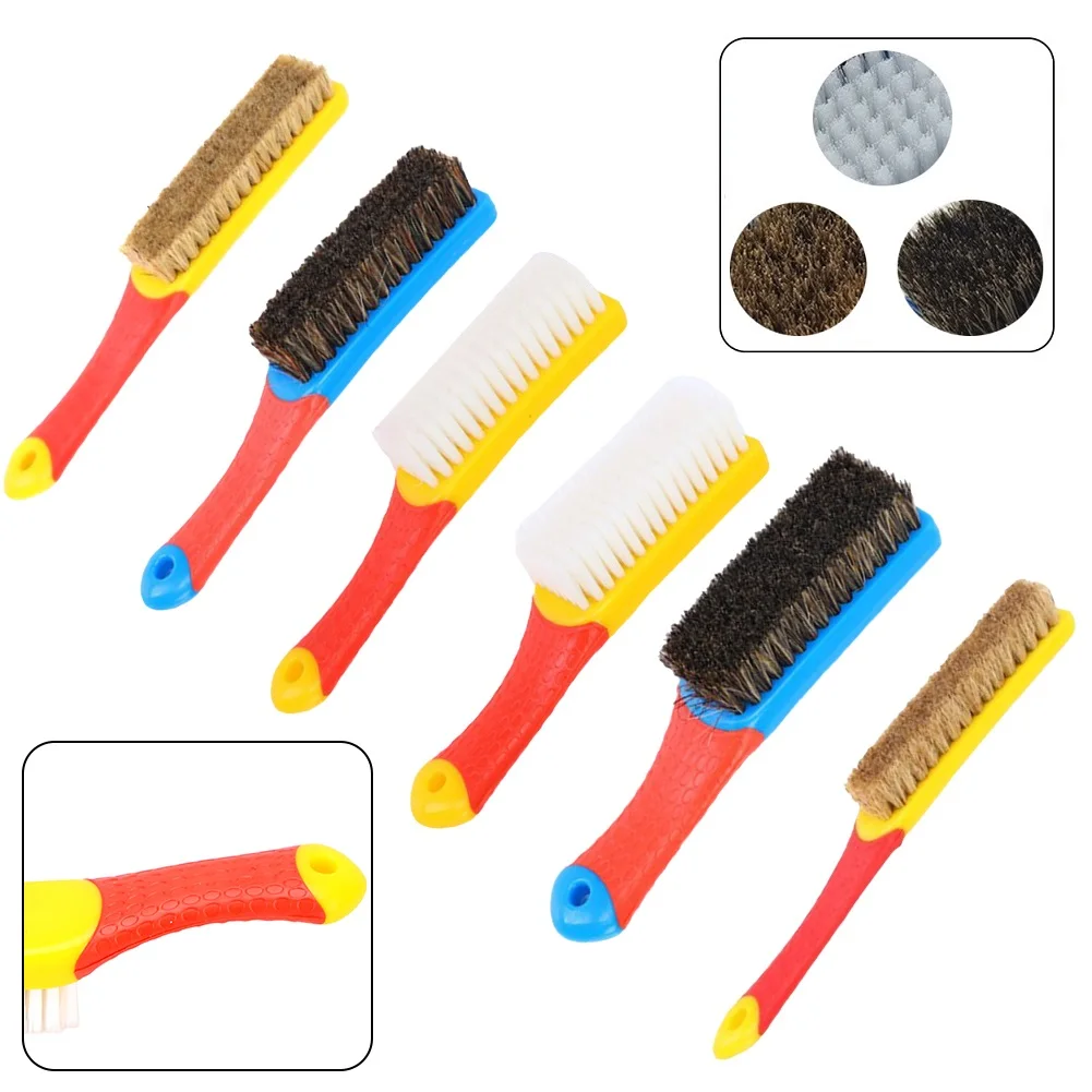 Handle Brush Nylon Bristles Welding Cleaning Tools For Solder Flux Paste Residue Professional Natural Bristle Horse