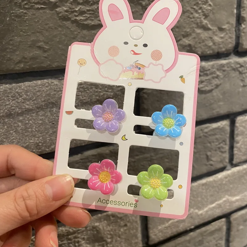 6pcs/set modă morandi gheare de păr mici pentru femei pentru femei arc barretă clip fetiță părul crab hairlipe mini păr de păr de păr