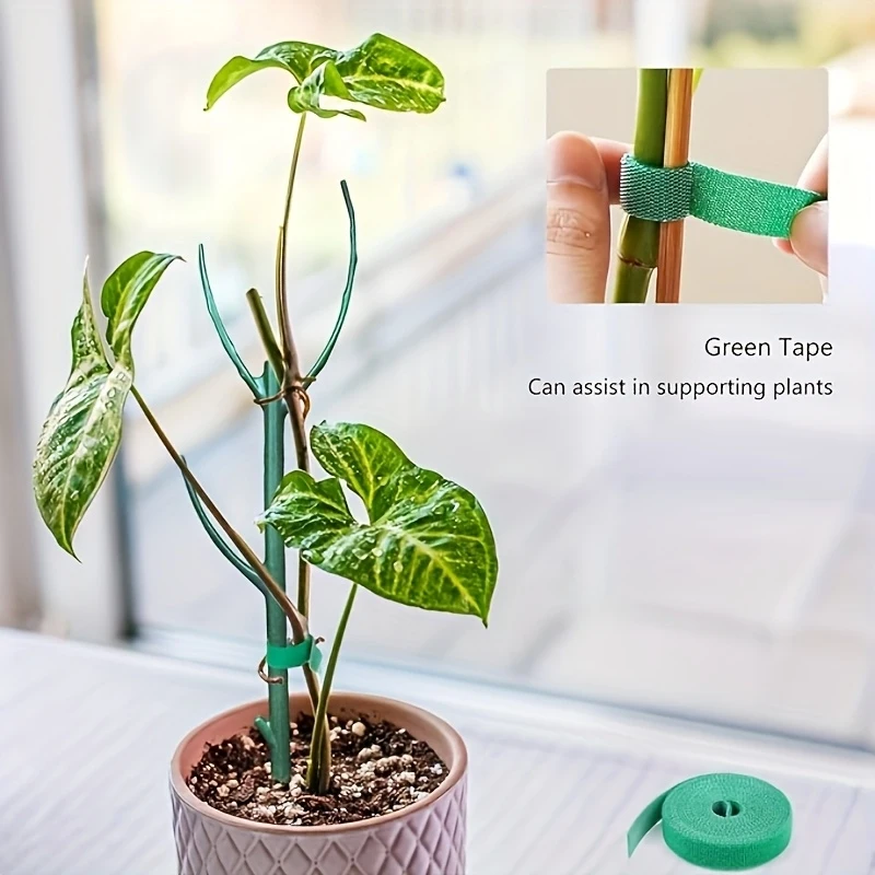 12Set of stackable plastic rings and straps，Used to support plants，Features adjustable fences and cages，Suitable for climbing pl