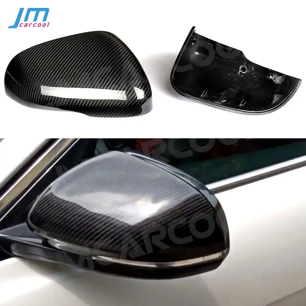 

Carbon Fiber Rearview Mirror Cap Covers for Jaguar XE 2015 - 2018 XF 2011 - 2018 XJ 2010 - 2018 XK 2009 - 2013 Replacement Style