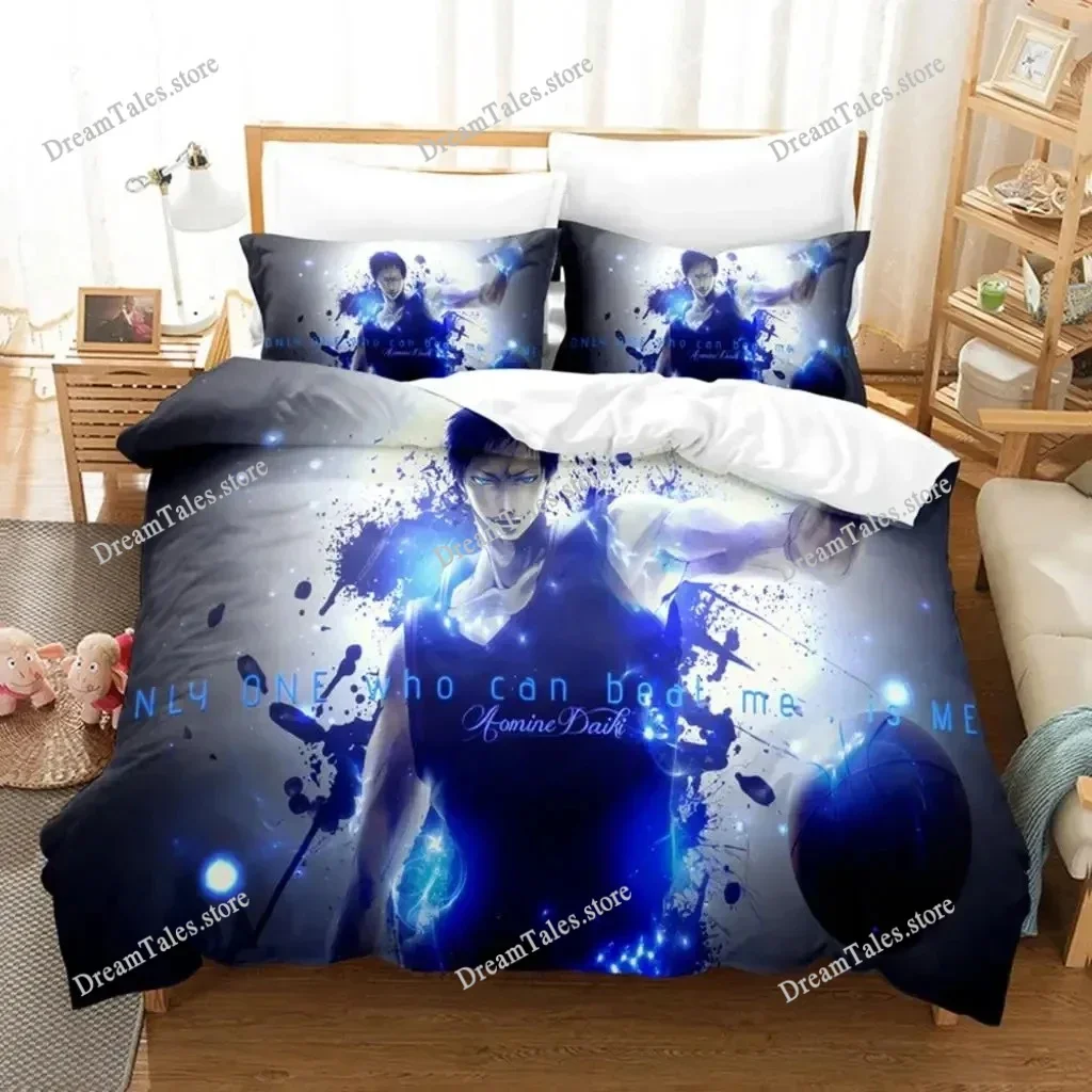 Anime Kuroko's Basketball Bedding Set Boys Girls Twin Queen Size Duvet Cover Pillowcase Bed Kids Adult Home Textileextile741