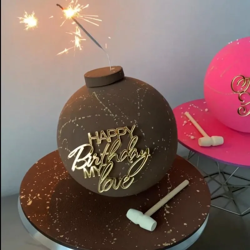 1 Set Farbige Buchstaben Happy Birthday Tortendekoration Gold Kleiner Stern DIY Party Geschenk Cupcake Topper für Babyparty Dessert Dekoration – Detail 29
