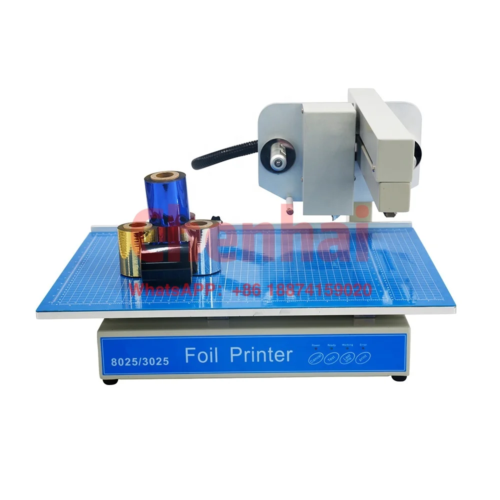 

High Printing Resolution Automatic Desktop Foil Stamping Machine Digital Hot Foil Printer