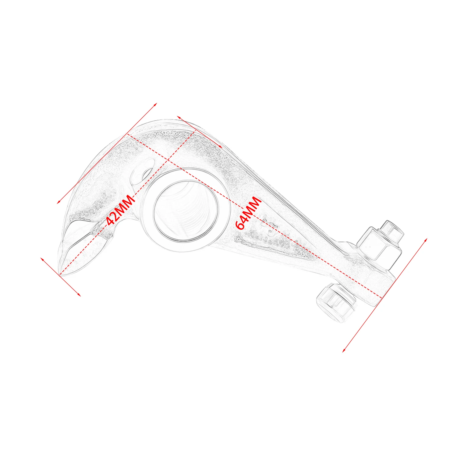ذراع هزاز لصمام الدراجة النارية يناسب أجزاء فيسبا LXV 125 LX 150 Liberty 125 4T Sport E3 #5