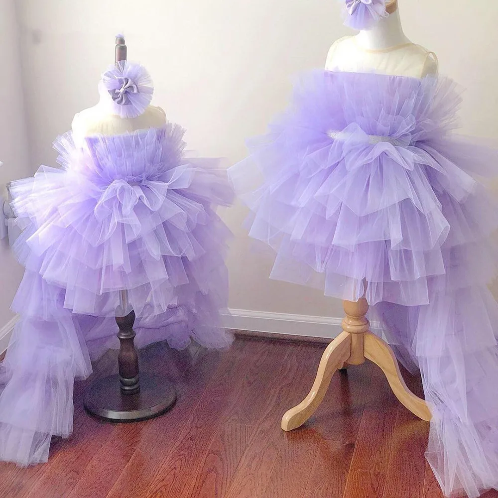 

Girls Birthday Party Pageant Gown 2023 Princess Pageant Ball Gown Glitter Satin Flower Girl Dress Junior Bridesmaid Dress