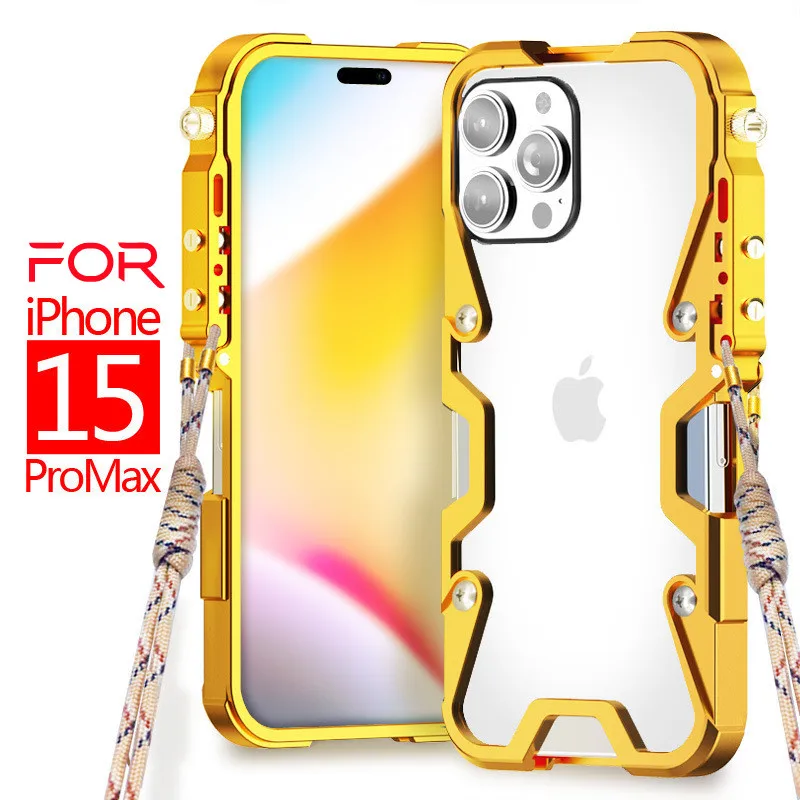 

Противоударный металлический чехол для iphone 15 14 13 12 Pro Max