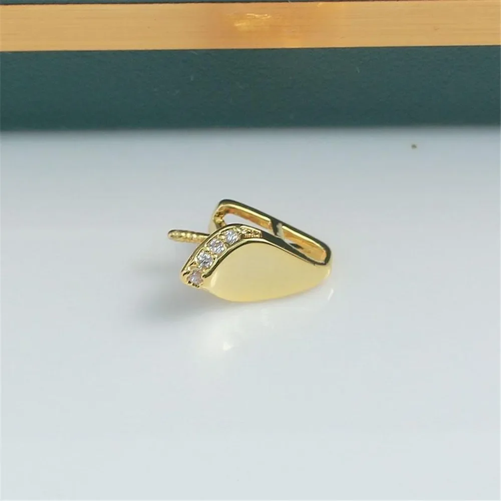 

DIY Gold-Plated Pearl Pendant Setting, Handmade Jewelry Crafting Accessories Jewelry Findings No Pearl No Chain