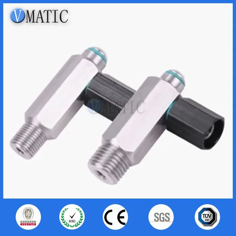 Free Shipping Glue Fluid Dispense Pneumatic Valve Cartridge Syringe Filling Connector Adapter