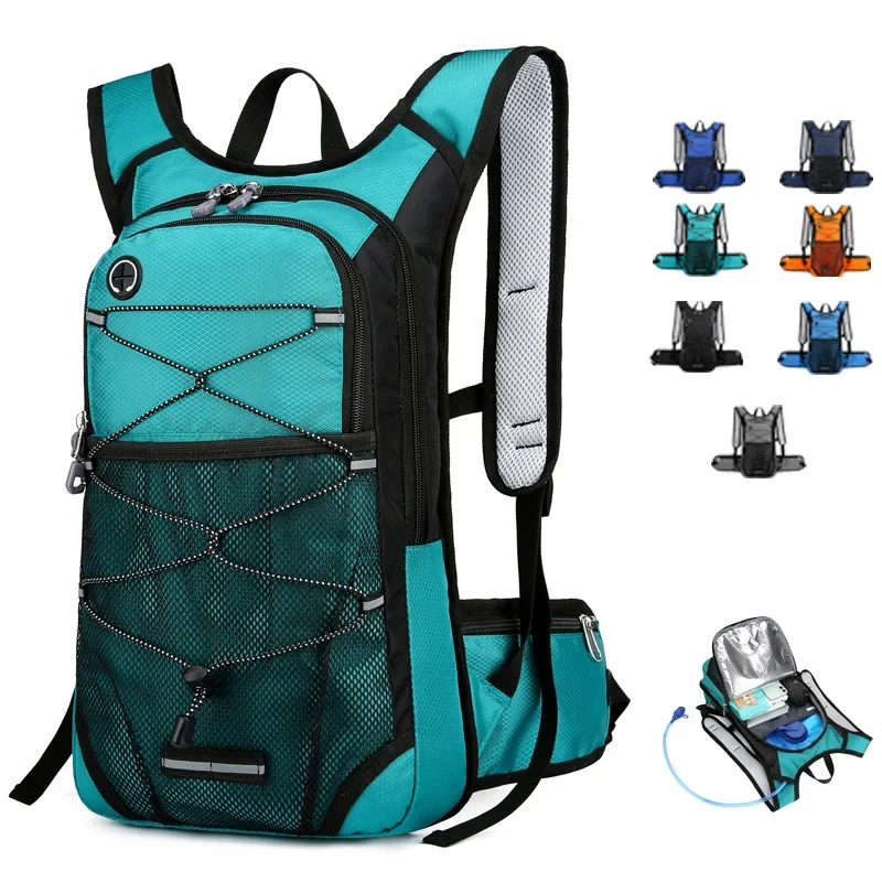 New Cycling Bag Men\'s Outdoor Climbing Camping Backpack Nylon Waterproof Large Capacity Hiking Running Storage Sports Backpack