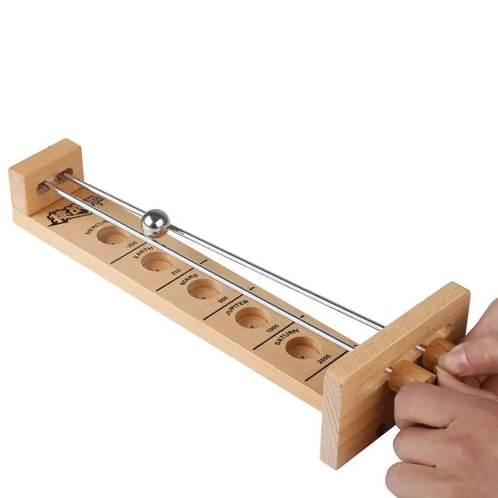 

Shoot The Moon Game Wooden Desktop Games Hockey Play for Party Bars Family Fun Games Educational Montessori Toys for Kids Adults