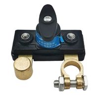 12V/24V Car Battery Cut Off Switch Disconnect Isolator Quick Cut-off Power Cutoff Switch Switch Protector Metal