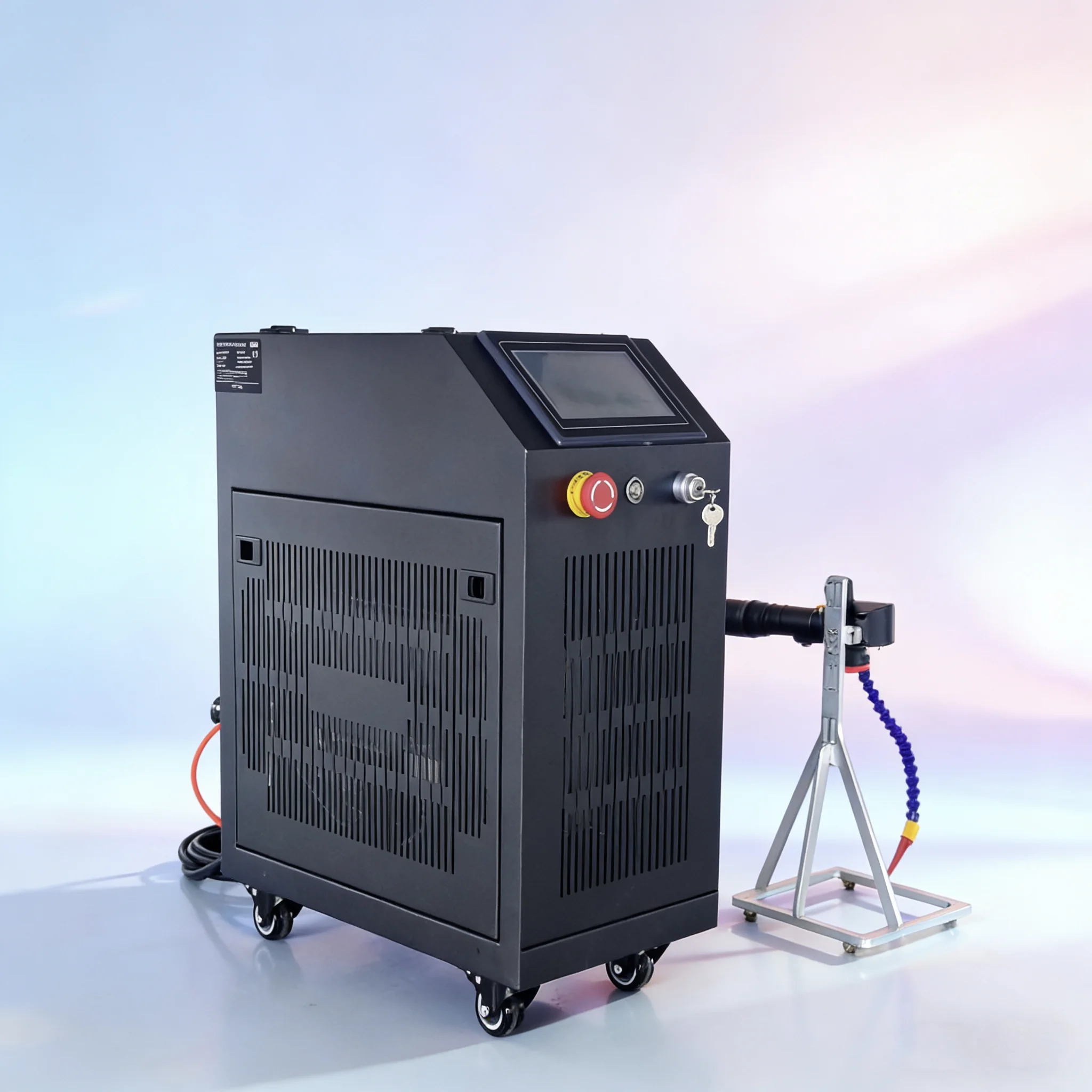 

High Precision 300W 500W Pulse Laser Cleaning Machine Small Enclosure Portable Rust Paint Graffiti Cleaning Machine