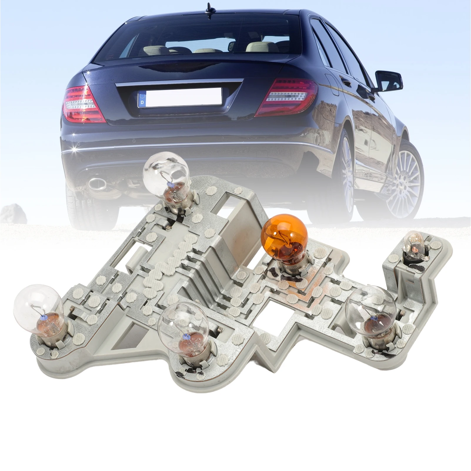 2048201500 Left Right Tail Light Bulb Holde With & Without Bulb 2048201600 2115450328 For Mercedes-Benz W204 C-Class 2007-2010