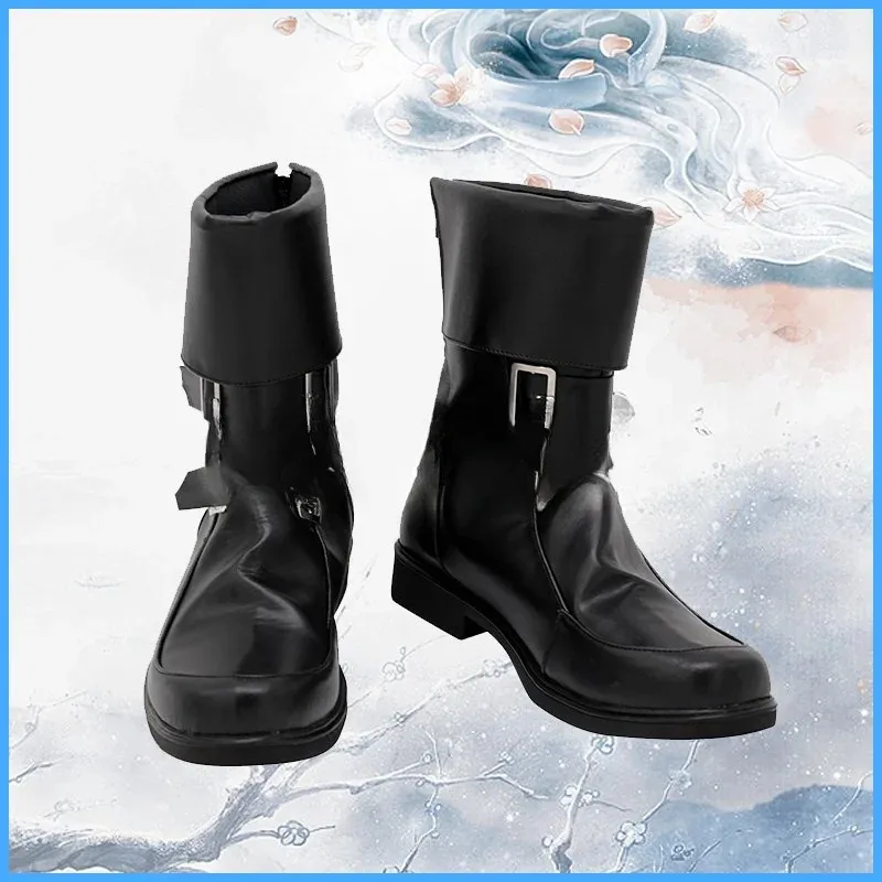 

Game XIV Reaper Cosplay Shoes Boots Halloween Accessorie Customized