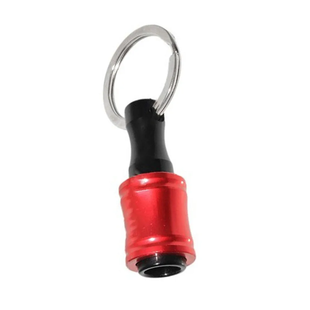 1/4 Inch Hex Shank Screwdriver Bits Holder Extension Bar Keychain Screw Adapter Drill Change Handheld Screwdrivers