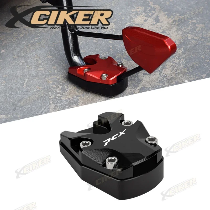

For Honda PCX160/150/125 Side Stand Support Single Kick Stand Foot Extender Shoe Enlarger Pad Accessories Parts