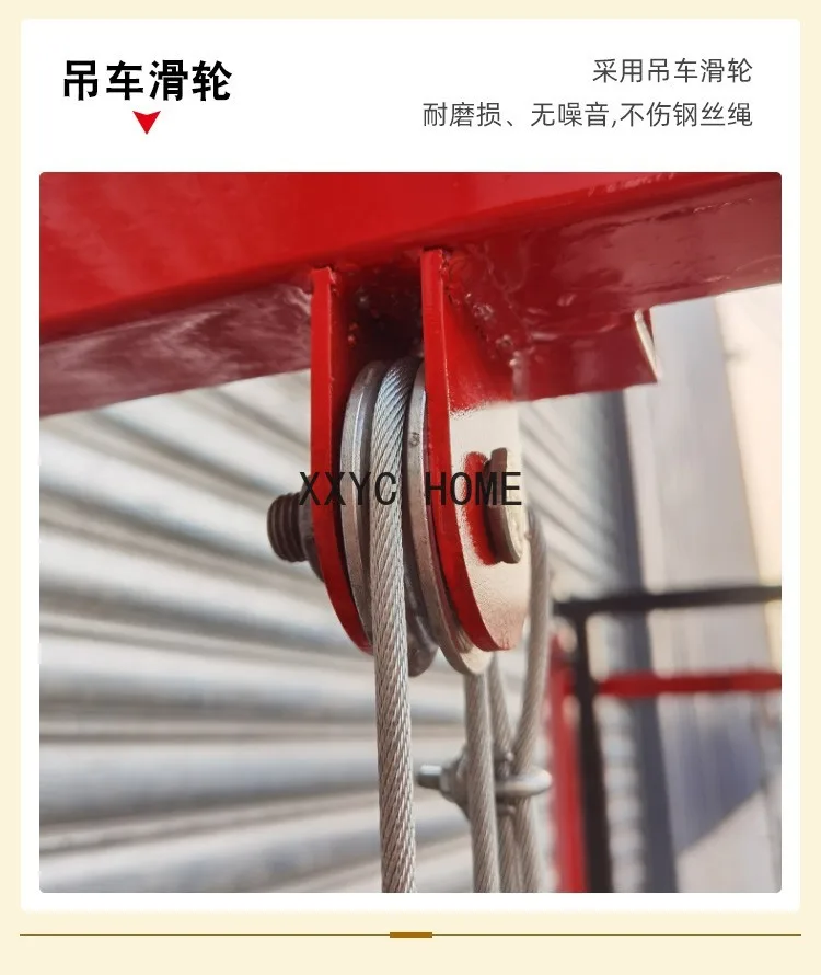 Electric Lifting Scaffold Mobile Folding Remote Control Automatic Lifting Platform Indoor and Outdoor Decoration Hoist