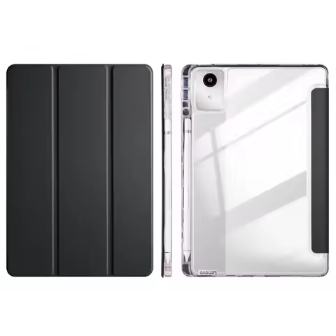 For Lenovo Tab Idea Tab Tablet 11"Case Tb336fu with Pen Holder Folding Stand Acrylic Clear Hard Funda For Xiaoxin Pad 2025 Cover