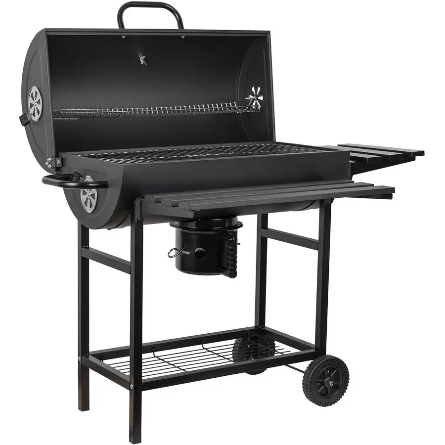 

Grill Charcoal Barrel Grill Lager Portable grill suitable for outdoor camping,backyards and patios Larger