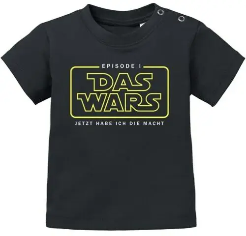 Baby T-Shirt kurzarm Babyshirt Das Wars ab jetzt hab ich die Macht Episode 1