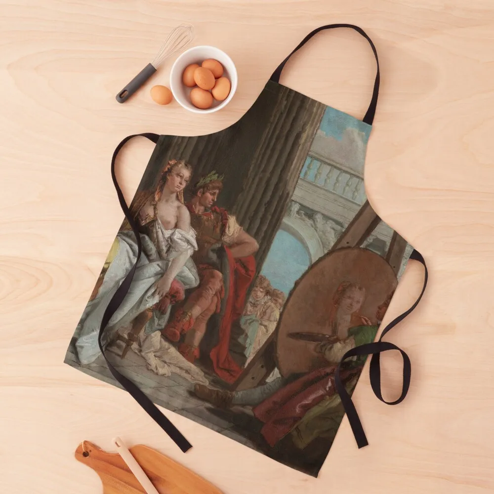 

Alexander the Great and Campaspe in the Studio of Apelles - Giovanni Battista Tiepolo Apron Women's Nursing Apron