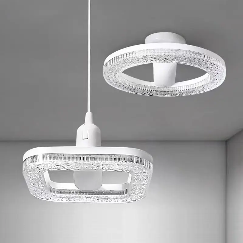 crystal led ceiling light pendant light e27 lampada 18w 24w ac220v iluminacao interior sala de estar quarto sala de jantar corredor 01