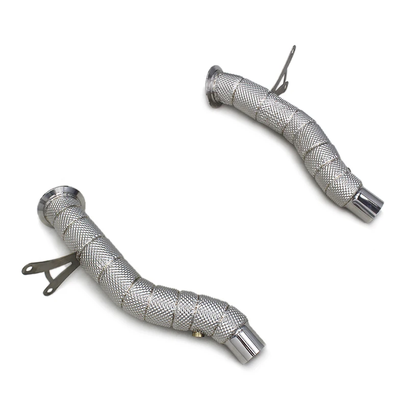 

Exhaust Header Downpipe for Ferrari 458 4.5 2013-2016 Performance Car SS304 Straight Muffler Free Flow Pipe Exhaust System