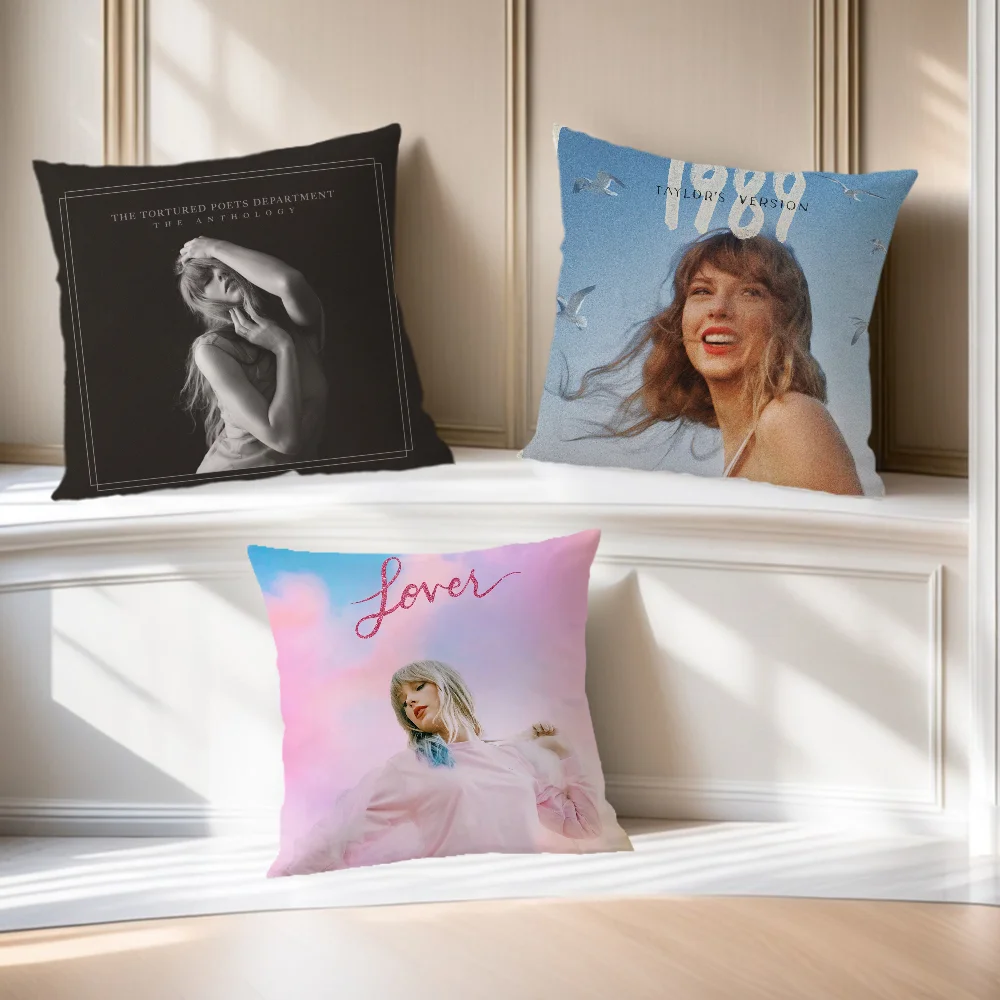 Taylor Singer S-Swift cushion cover soft Comfortable Pillow Case for Sofa Living Room Home office Decor Protective Covers