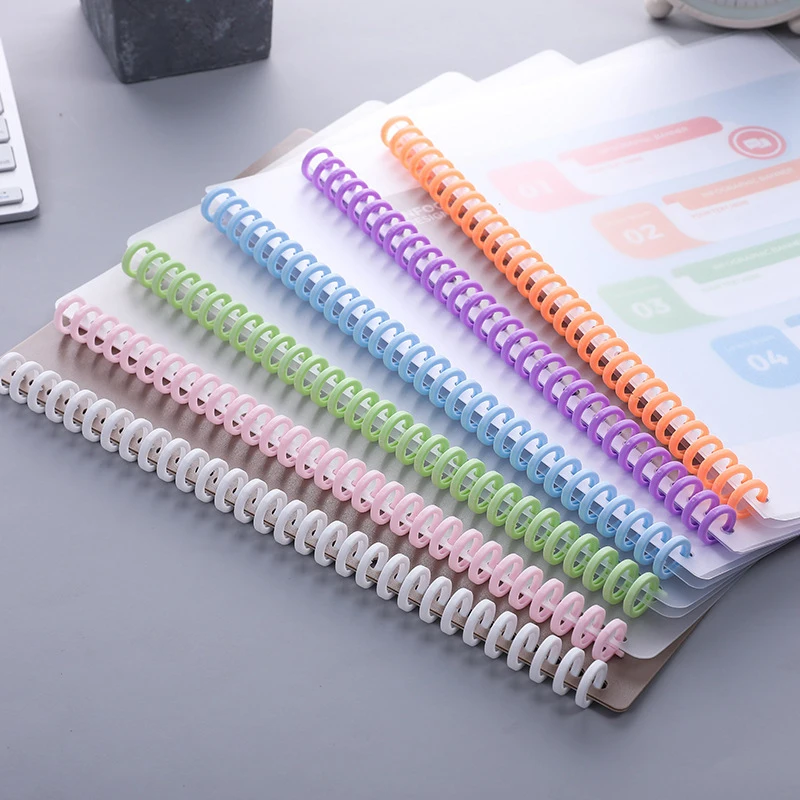 10Pcs 30 Holes Circles Ring Loose-leaf Book Album Binder Spiral Binding Clips