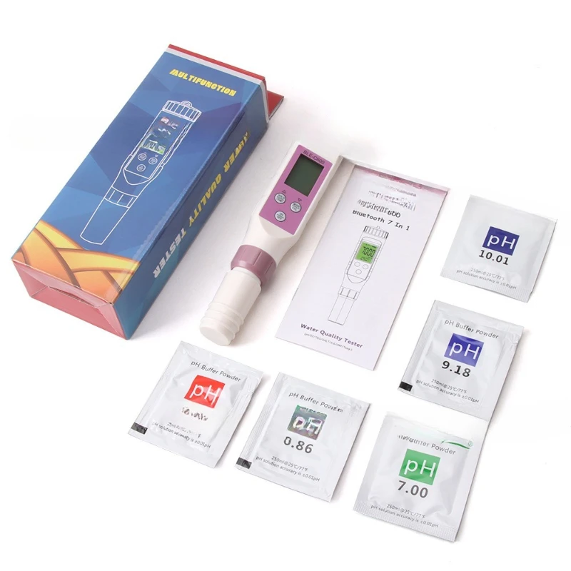 

C-600 7-in-1 water quality pen salinity meter PH/TDS/EC/ORP/SG specific gravity