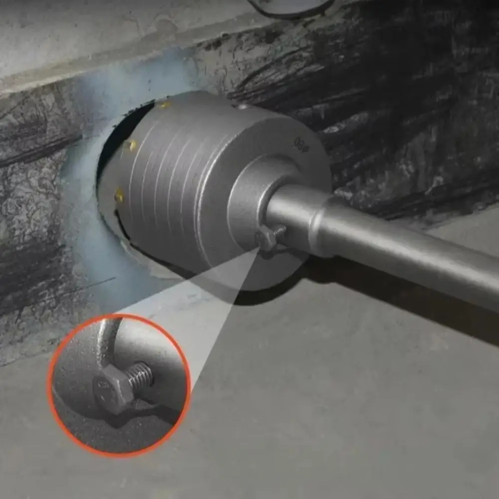 

40mm-60mm Concrete Hole Saw Round Shaft High Strength Masonry Construction Tool Metal Cutting Heavy Duty