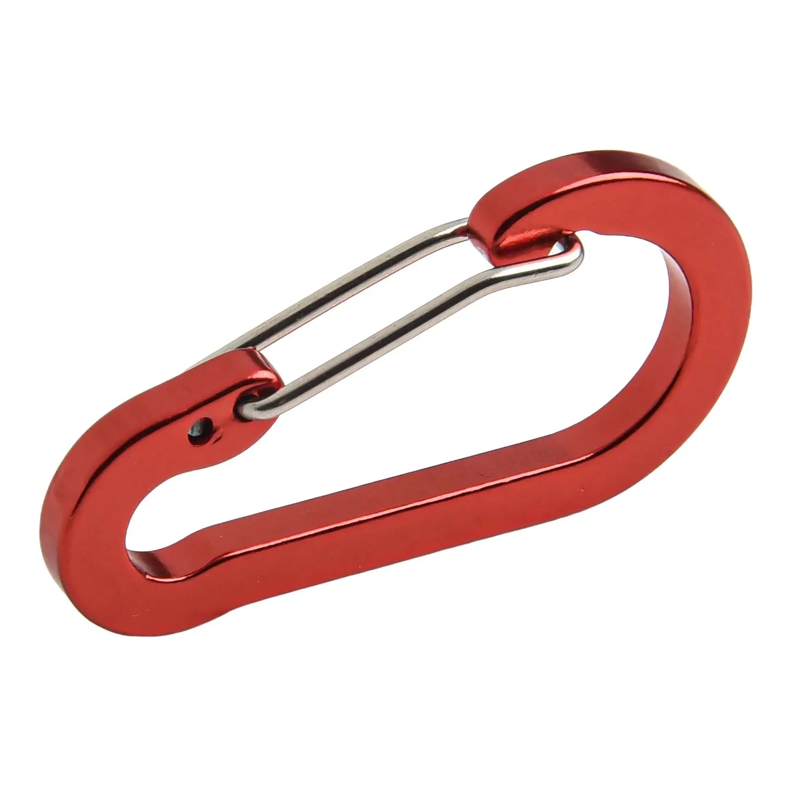 5-teiliges Aluminium-Karabiner-Set für Outdoor-Aktivitäten wie Camping, Wandern, Rucksackreisen, Kajakfahren und Angelausflüge