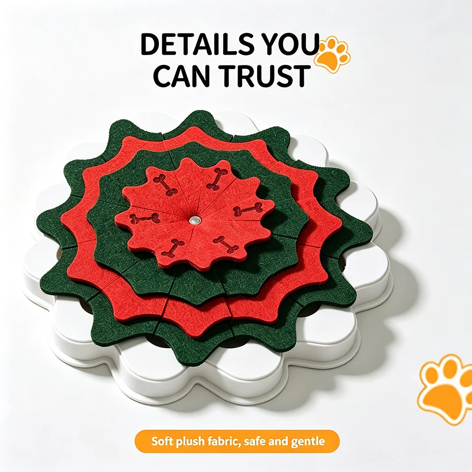 Felt Snuffle Mat Dog Puzzle To - Dog Puzzle Feeder Toy review and price
