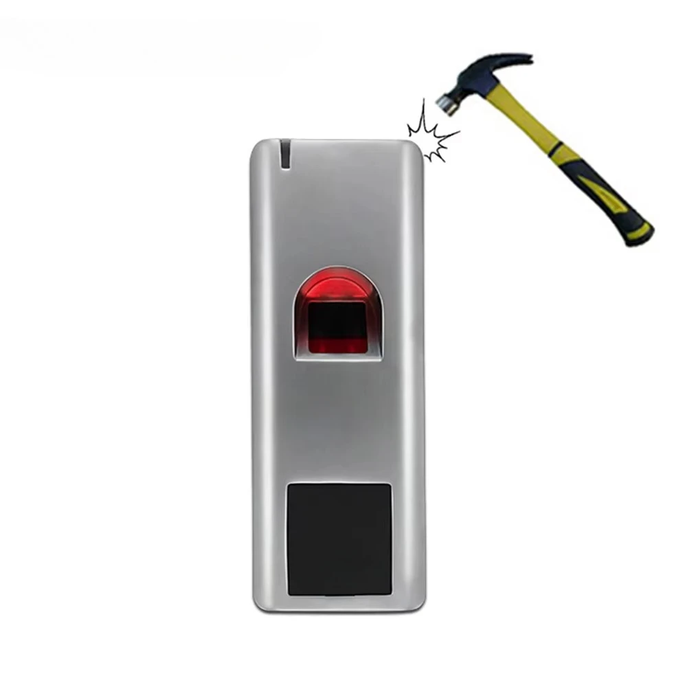 Metal 125 KHz Card Fingerprint Reader Standalone Door Control Access System Outdoor Biometric Access Control Products