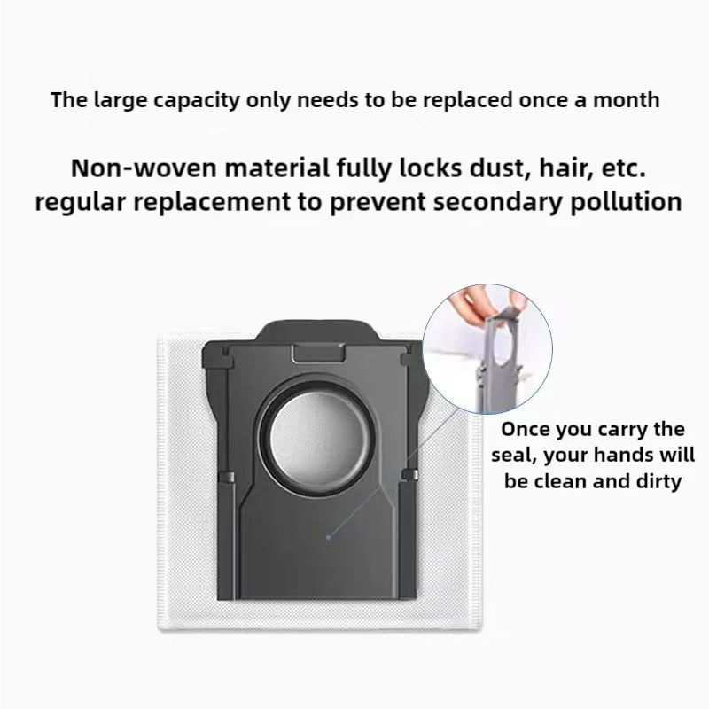 드림 D10 플러스 2세대 RLD32GD 로봇 청소기 예비 부품 소모품 메인 사이드 브러시 헤파 필터 물걸레 천 먼지 봉투 액세서리