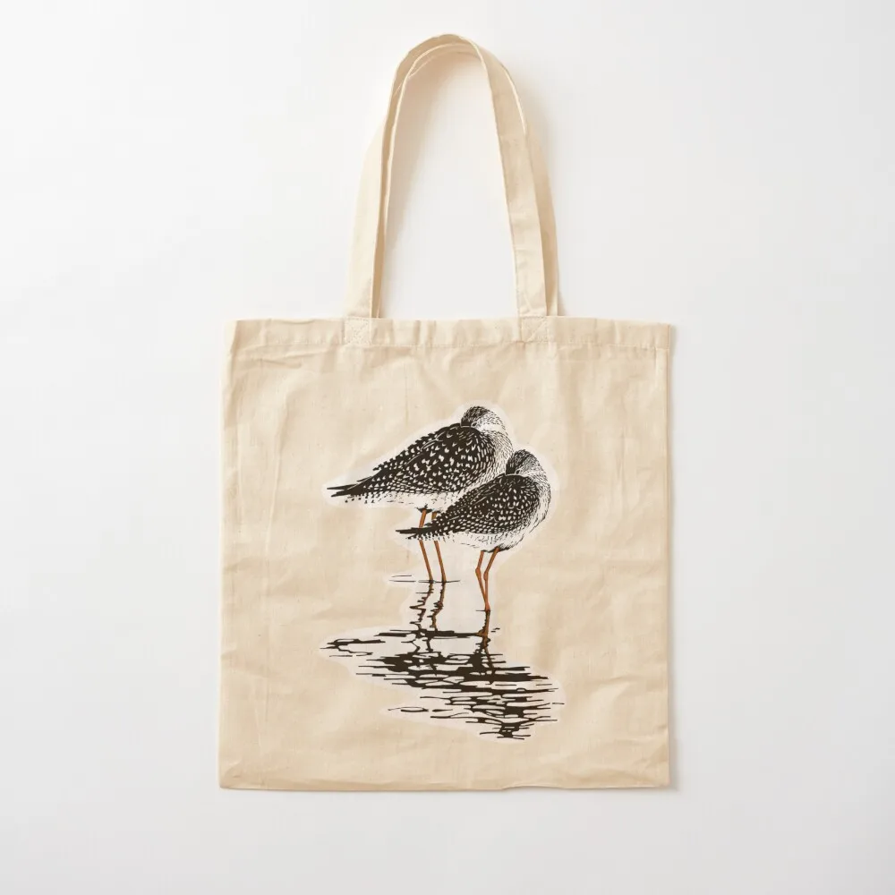 

Yellow Legs in the Stream Tote Bag Women's shopper Women's tote bag reusable shopping bag Eco Canvas Tote